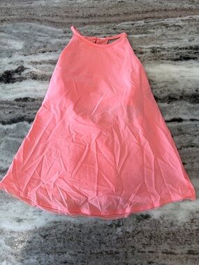 lululemon athletica Coral Pink High-Neck Swing Tank